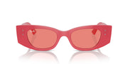 Ray-Ban Kat RB4427 Sunglasses - Red Cherry/Pink / 49 mm - 8056262014509