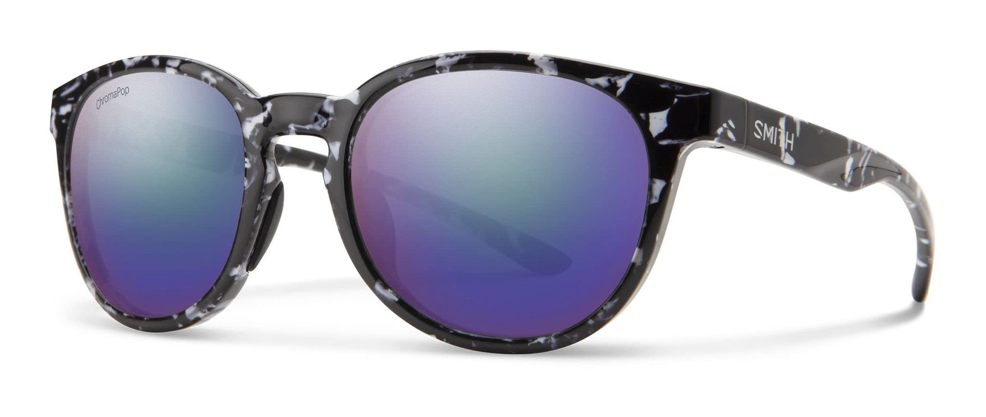 Smith Eastbank Sunglasses - Black Marble / Chromapop Polarized Violet Mirror / One Size - X0036HTLQJ