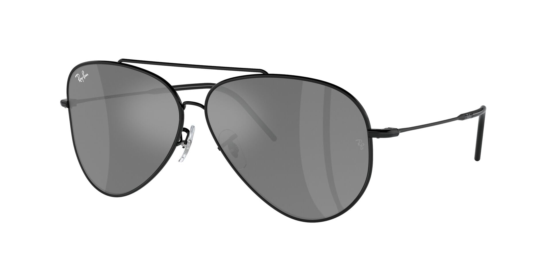Ray-Ban Aviator Reverse RBR0101S Sunglasses - Black/Grey Mirrored Silver / 62 mm (X003UYD07J) - X003UYD07J