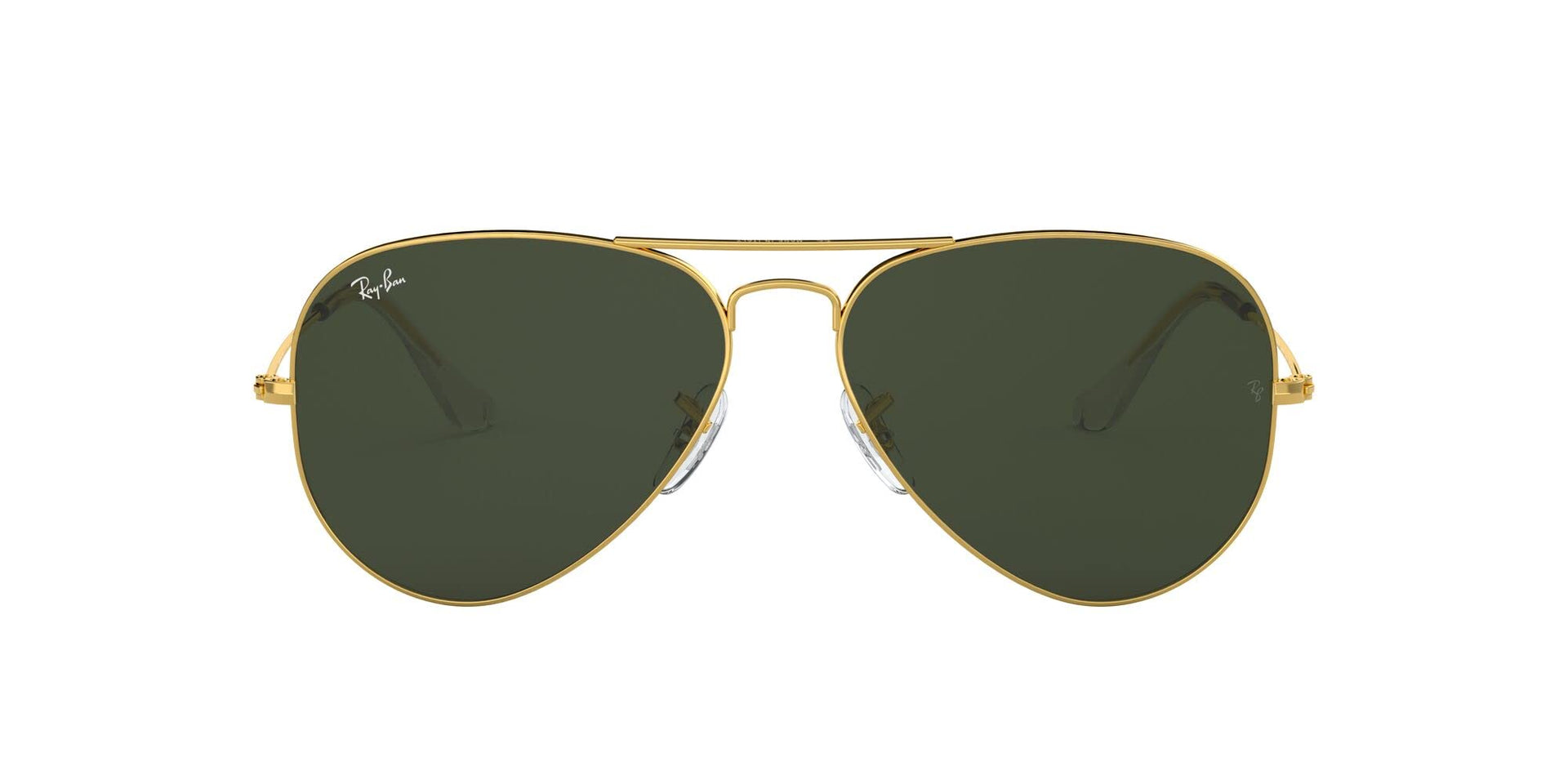 Ray-Ban Aviator RB3025 Sunglasses - Gold Brown/G-15 Green / 55 mm - 805289004783