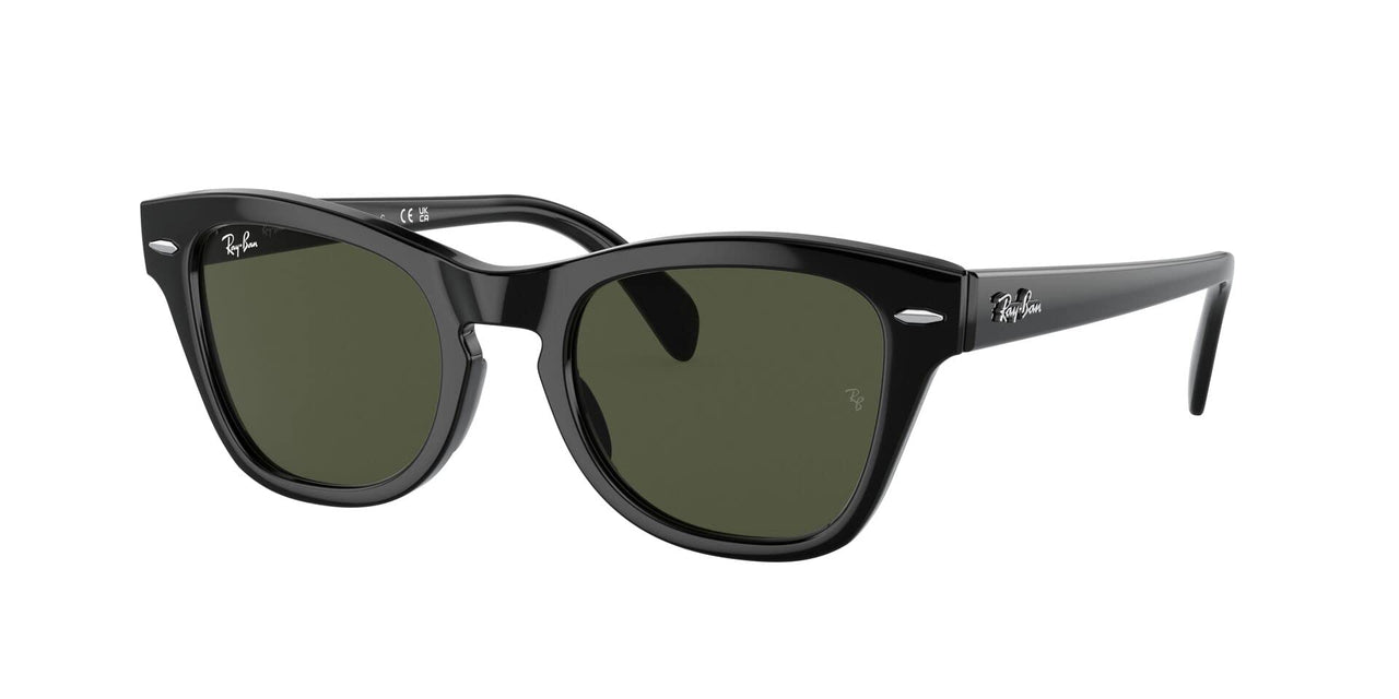 Ray-Ban RB0707S Sunglasses - Black/Green / 50 mm - 8056597720397
