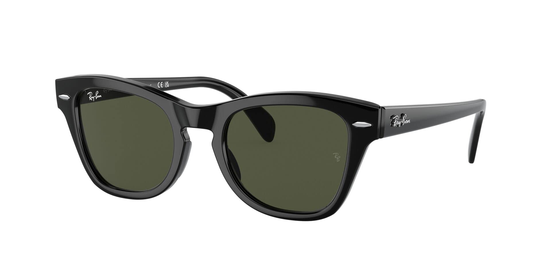 Ray-Ban RB0707S Sunglasses - Black/Green / 50 mm - 8056597720397
