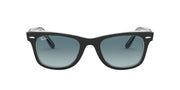 Ray-Ban Original Wayfarer RB2140 Sunglasses - Black on Transparent/Blue Gradient Grey / 50 mm - 8056597197755