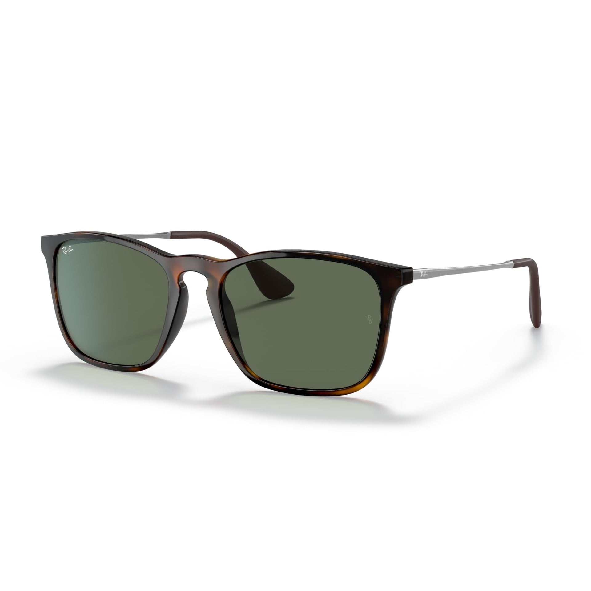 Ray-Ban Chris RB4187 Sunglasses - Light Havana/Dark Green / 54 mm - 8053672475937