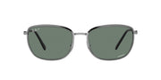 Ray-Ban RB3705 Sunglasses - Gunmetal/Polarized Grey / 60 mm - 8056597833783