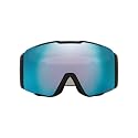 Oakley Line Miner Pro snow goggles, black frame with light teal Prizm lens