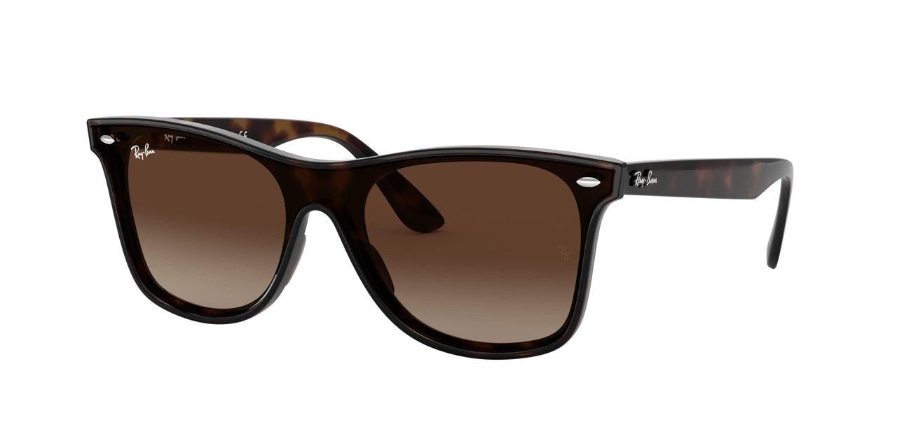 Ray-Ban Blaze Wayfarer RB4440N Sunglasses - Light Havana/Brown Gradient Dark Brown / 41 mm - X001RW1W0D
