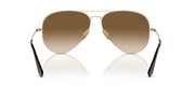 Ray-Ban Aviator Titanium RB8089 Sunglasses - Gold/Clear Gradient Brown / 62 mm (X0045VDS5F) - X0045VDS5F - Additional Image 3