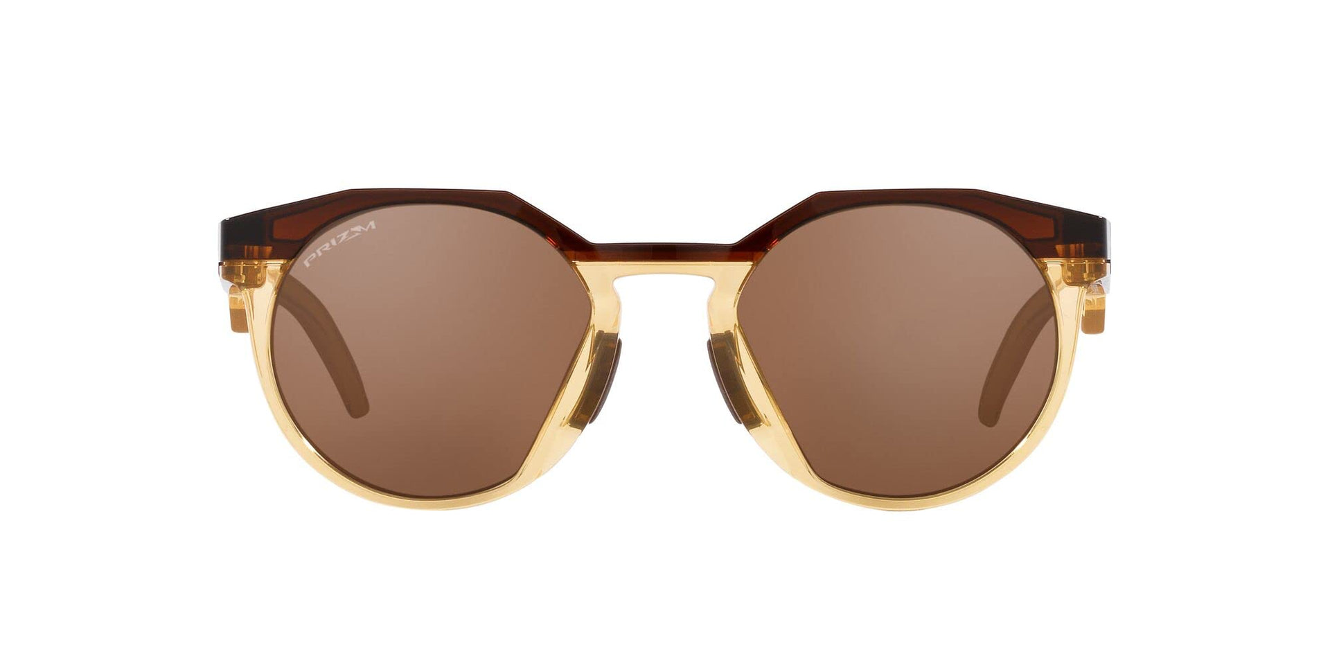 Oakley Hstn Low Bridge Fit Sunglasses - Kylian Mbappe Dark Amber/Light Curry/Prizm Tungsten / 52 mm - 888392606037