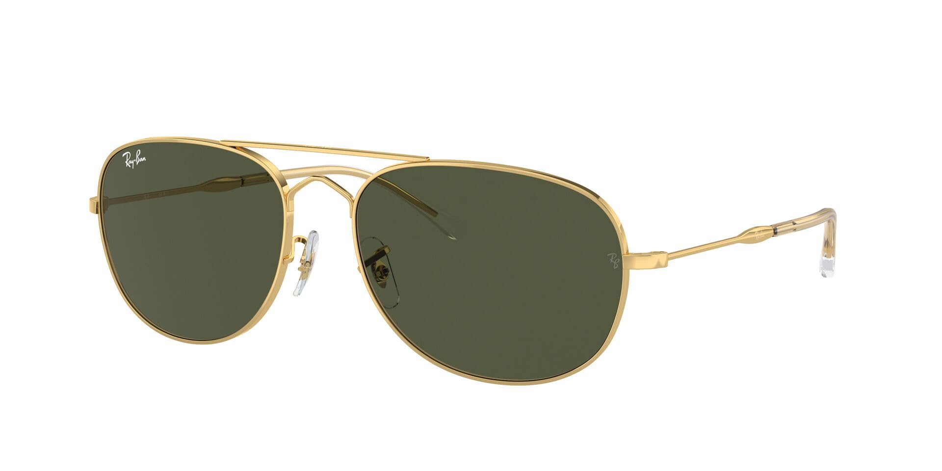 Ray-Ban Bain Bridge RB3735 Sunglasses - Gold/Green / 60 mm - X0045V53EJ