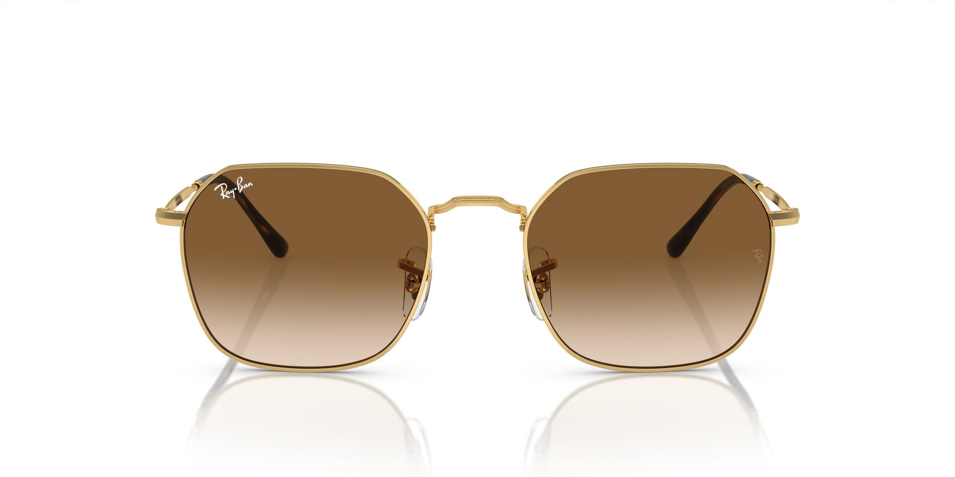 Ray-Ban Jim RB3694 Sunglasses - Gold/Clear Gradient Brown / 55 mm - 8056597948821