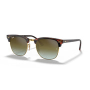 Ray-Ban Clubmaster RB3016 Sunglasses - Red Havana / Green Gradient Flash / Standard - 8053672603828