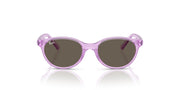 Ray-Ban RJ9080S Sunglasses - Transparent Violet/Brown / 45 mm - 8056262282083