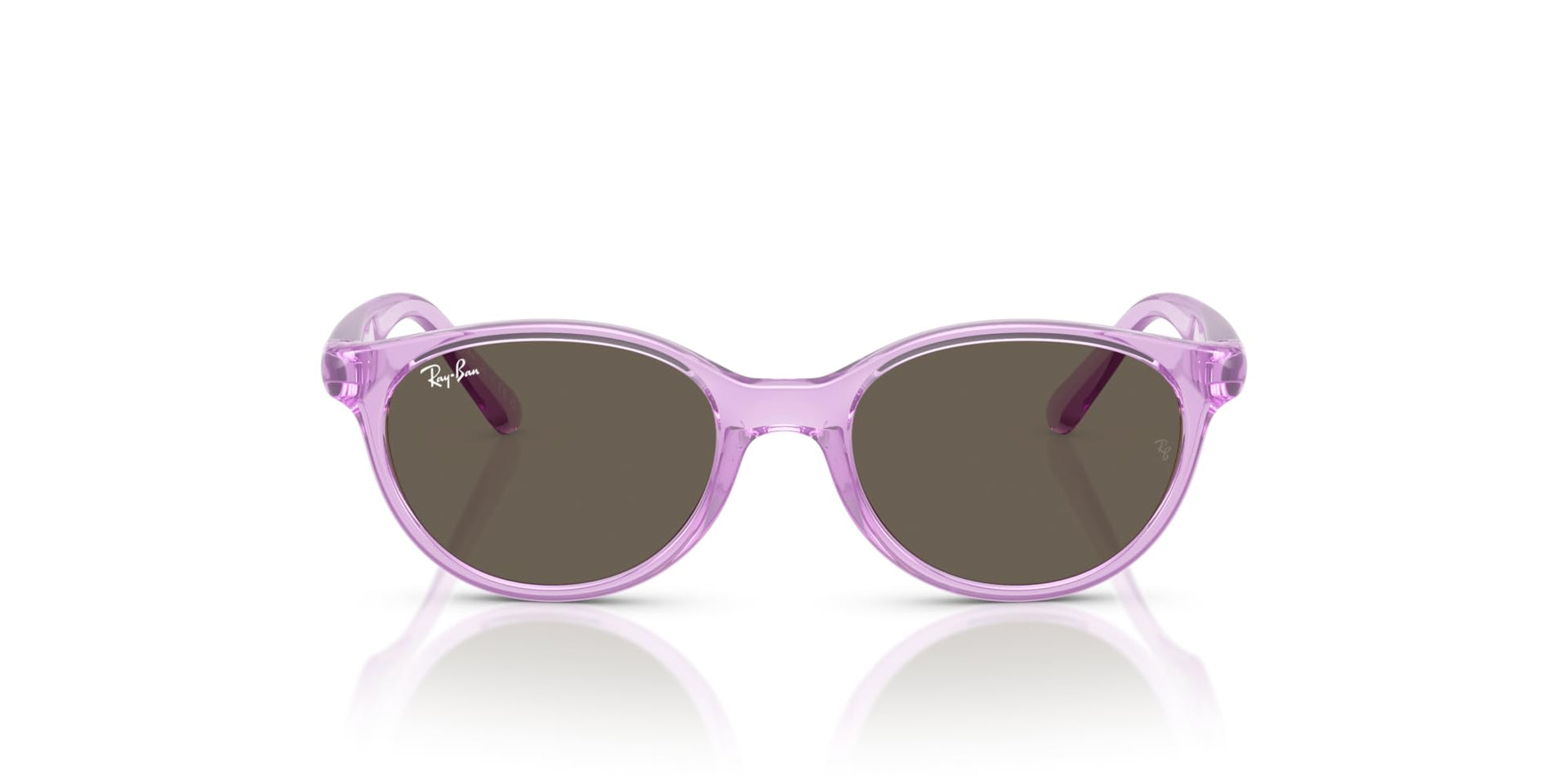 Ray-Ban RJ9080S Sunglasses - Transparent Violet/Brown / 45 mm - 8056262282083