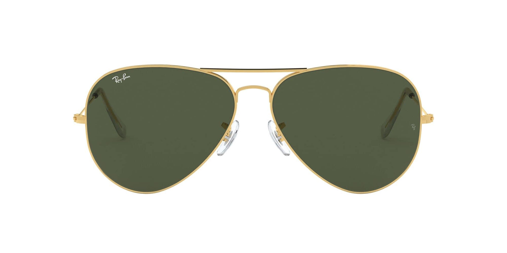 Ray-Ban Aviator Large Metal II RB3026 Sunglasses - Gold/G-15 Green / 62 mm - 805289628460