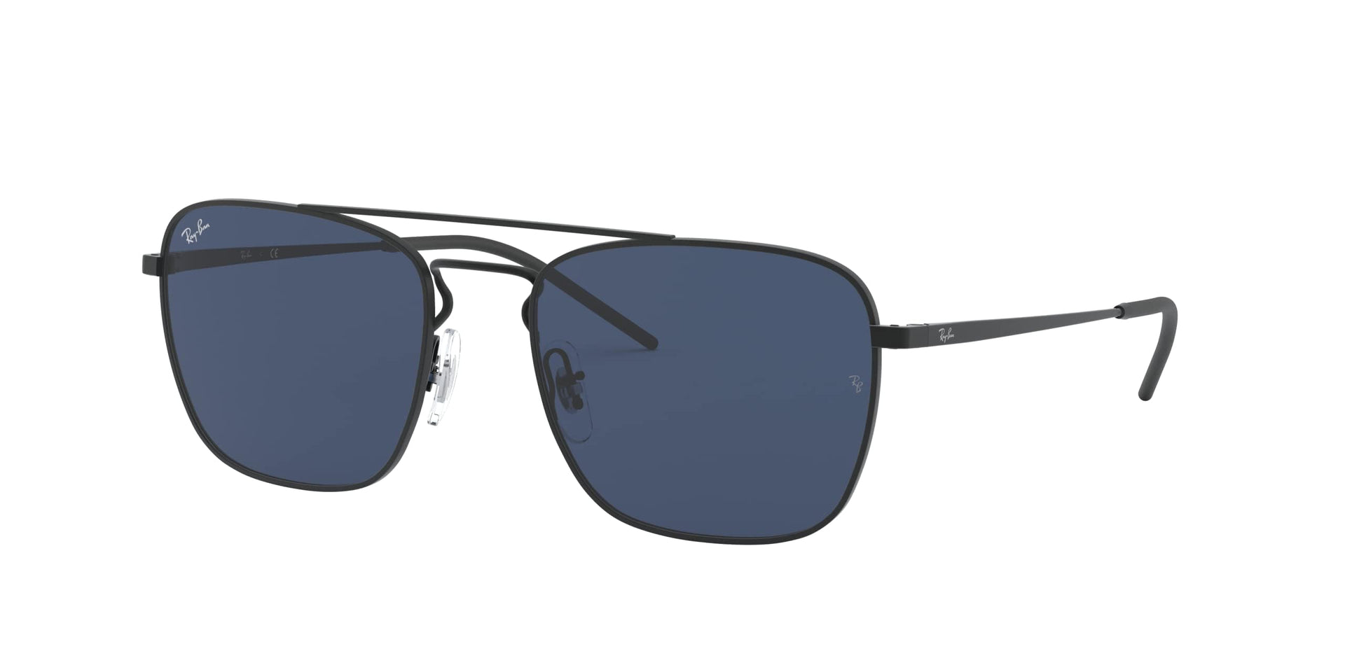 Ray-Ban RB3588 Sunglasses - Rubber Black/Dark Blue / 55 mm - 8056597036184