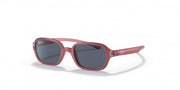 Ray-Ban RJ9074S Sunglasses - Fuchsia on Rubber Pink/Dark Grey / 39 mm - 8056597536271