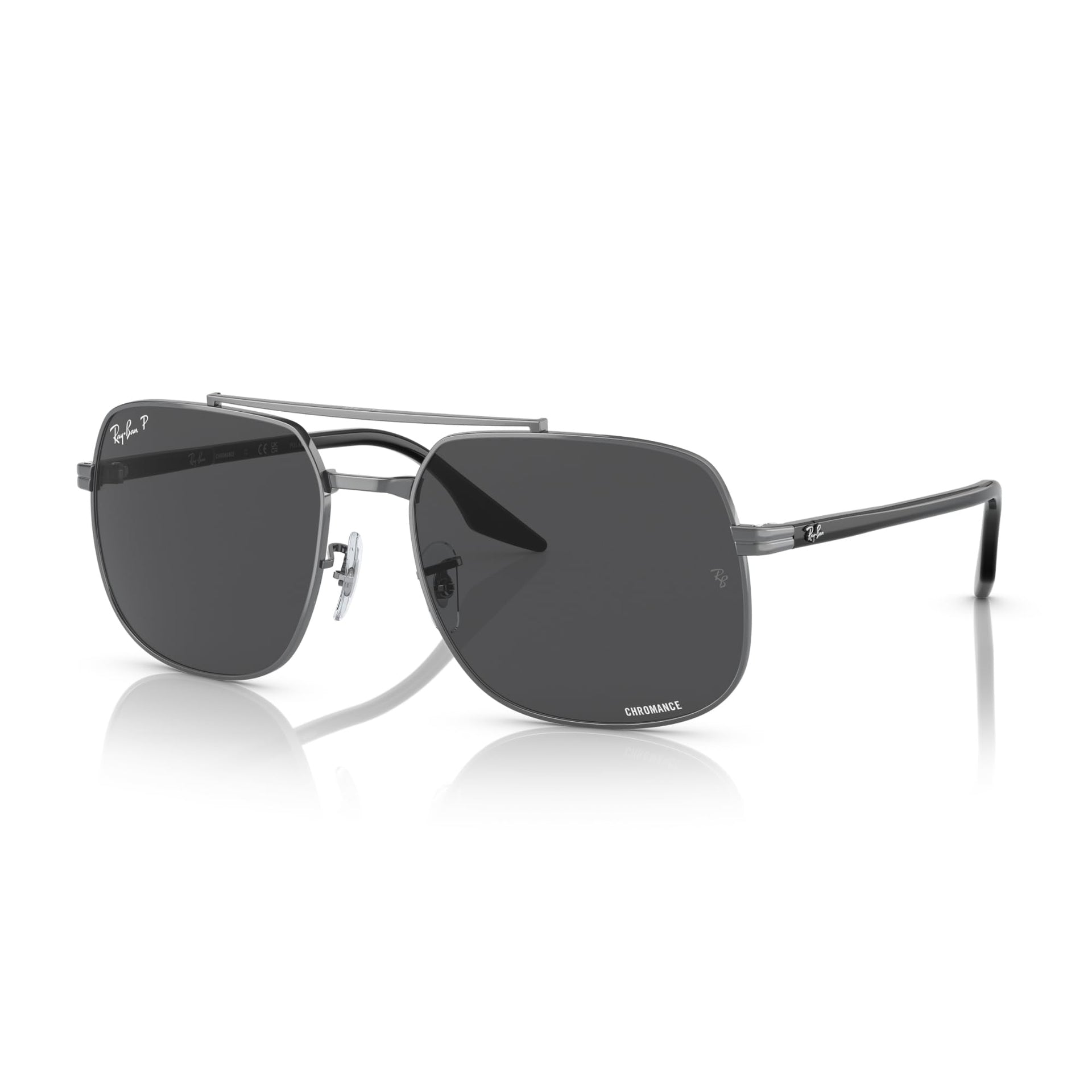 Ray-Ban RB3699 Sunglasses - Gunmetal/Polarized Dark Grey / 56 mm - 8056597719636