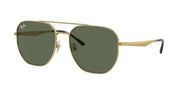 Ray-Ban Aviator RB3724D Sunglasses - Gold/Dark Green / 59 mm - 8056597945288