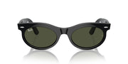 Ray-Ban Wayfarer Oval RB2242 Sunglasses - Black/Green / 50 mm - 8056262030837