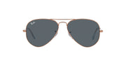 Ray-Ban Aviator RB3025 Sunglasses Batch 3 - Rose Gold/Blue / 58 mm - X003R3XTDN