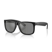 Ray-Ban Justin Low Bridge Fit RB4165F Sunglasses - Rubber Black / Medium - 8053672414288