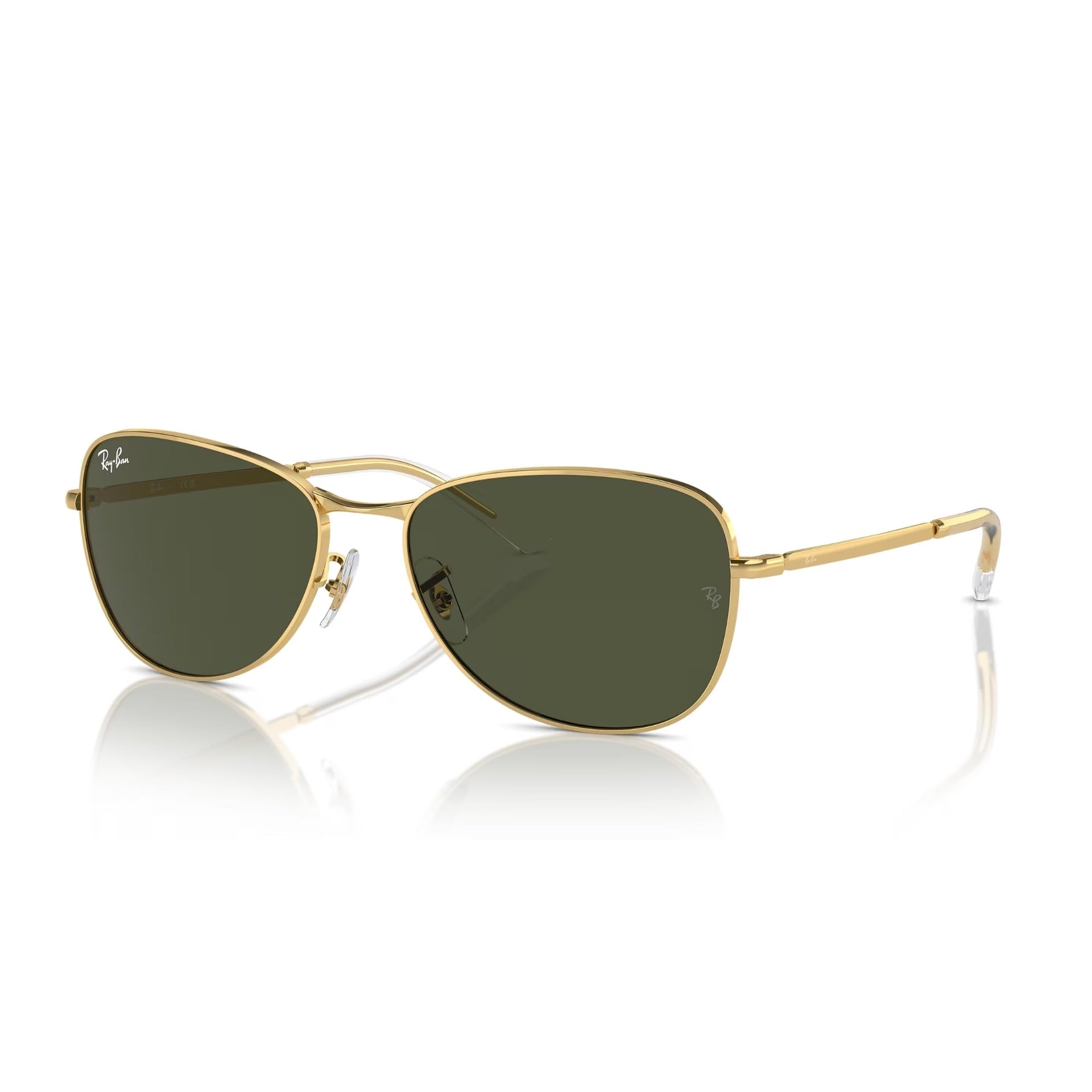 Ray-Ban RB3733 Sunglasses - Gold/Green / 59 mm - 8056262030660
