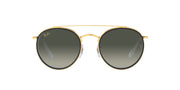 Ray-Ban Double Bridge RB3647N Sunglasses - Legend Gold/Grey Gradient / 51 mm - 8056597663410
