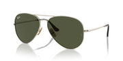 Ray-Ban Aviator Titanium RB8089 Sunglasses - Gold/Green / 58 mm - 8056262031742 - Additional Image 1
