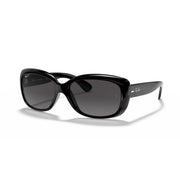 Ray-Ban Jackie Ohh RB4101 Sunglasses - Black/Polarized Light Grey Gradient Dark Grey / 58 mm - 8053672789782