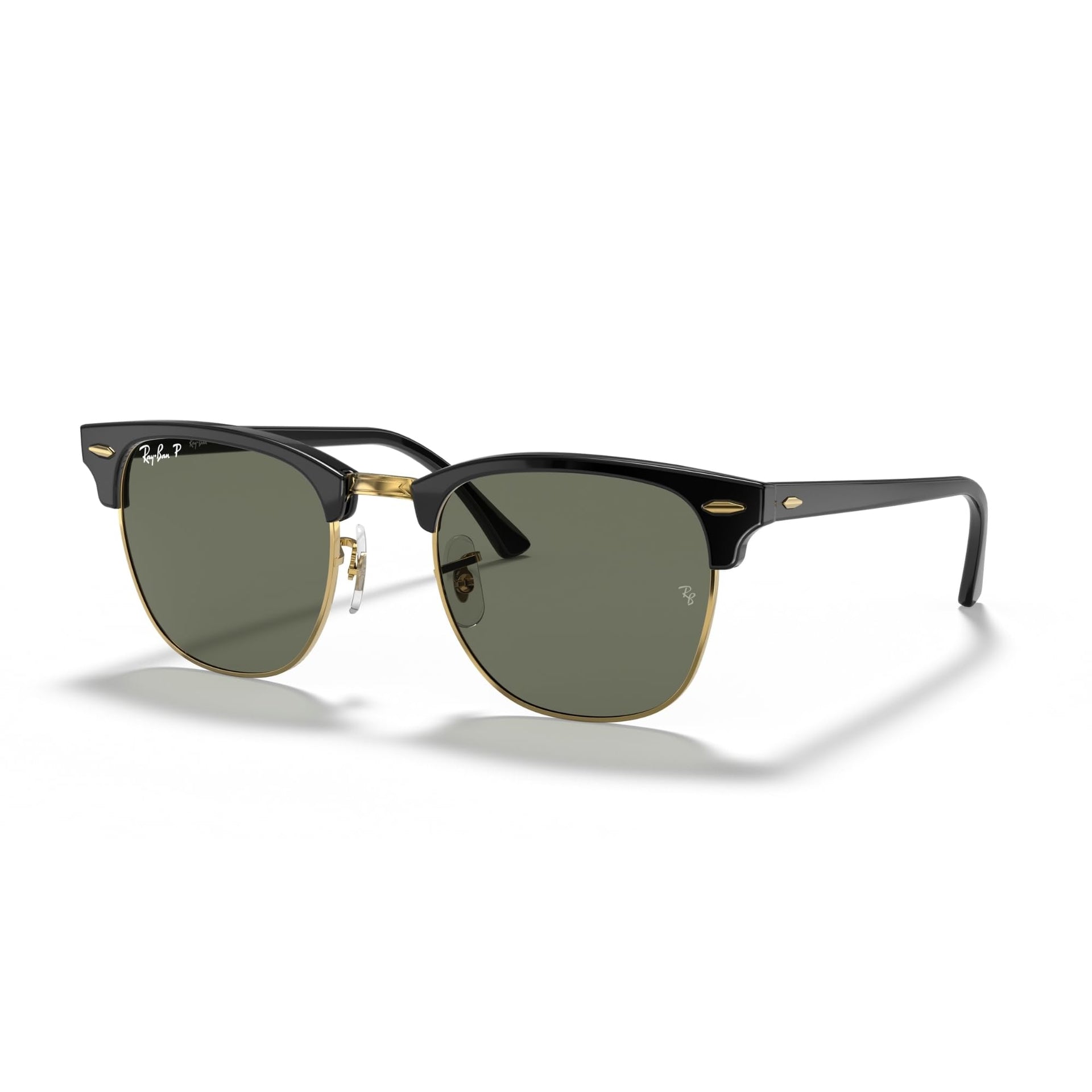 Ray-Ban Clubmaster Low Bridge Fit RB3016F Sunglasses - Black / X-Large - 8053672884005
