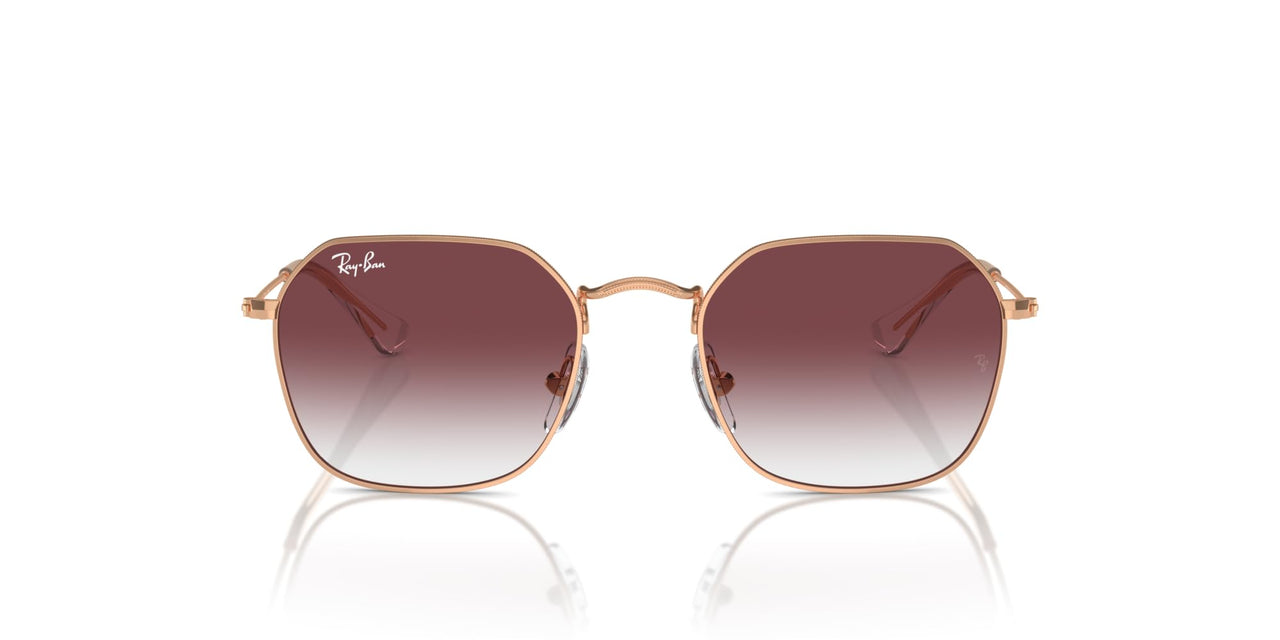 Ray-Ban Junior Jim RJ9594S Sunglasses - Rose Gold/Clear Gradient Dark Violet / 49 mm - 8056262047743