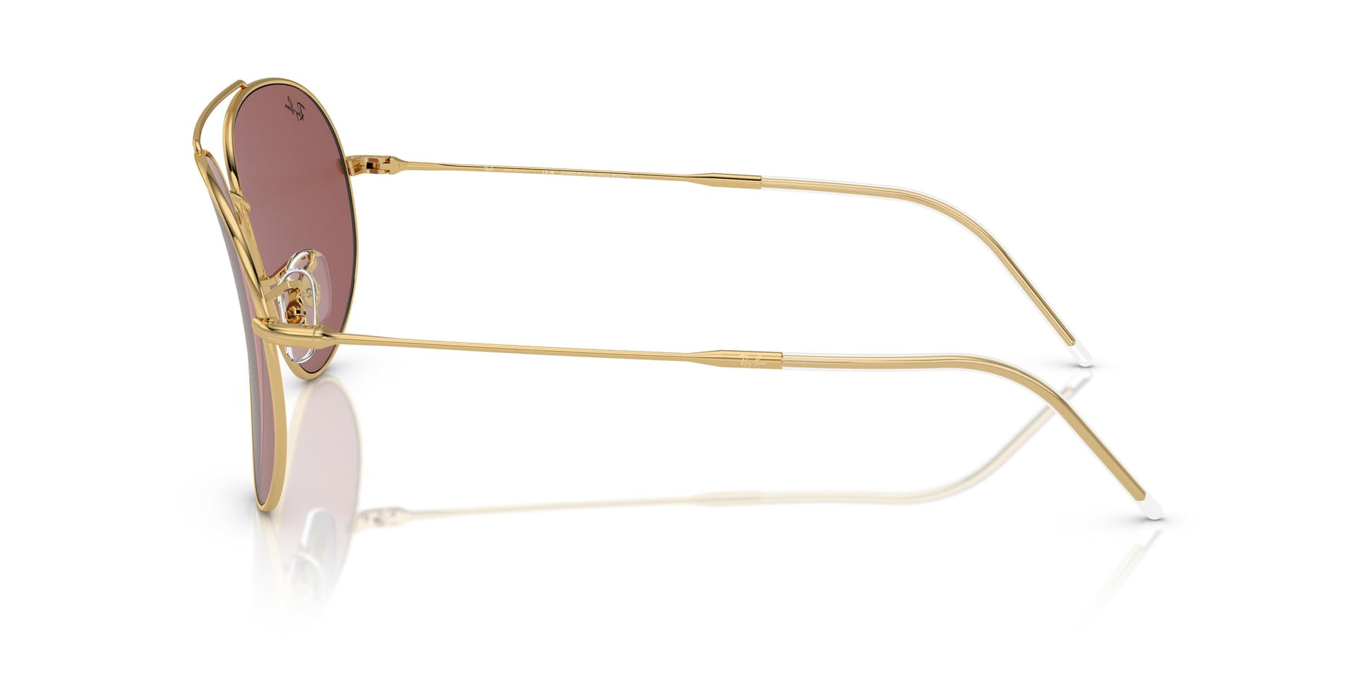Ray-Ban Aviator Reverse RBR0101S Sunglasses - Gold/Dark Violet / 62 mm - X0045V49VH - Additional Image 2