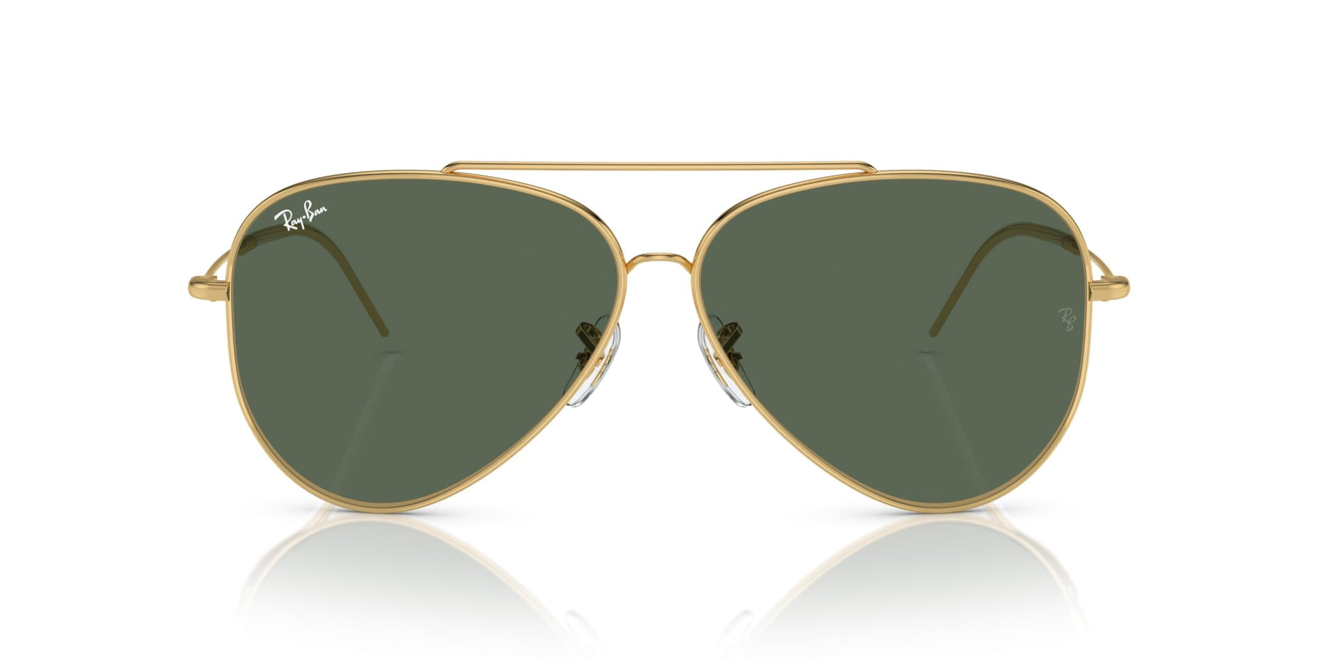 Ray-Ban Aviator Reverse RBR0101S Sunglasses - Gold/Dark Green / 62 mm (X003UYFNRT) - X003UYFNRT - Additional Image 2