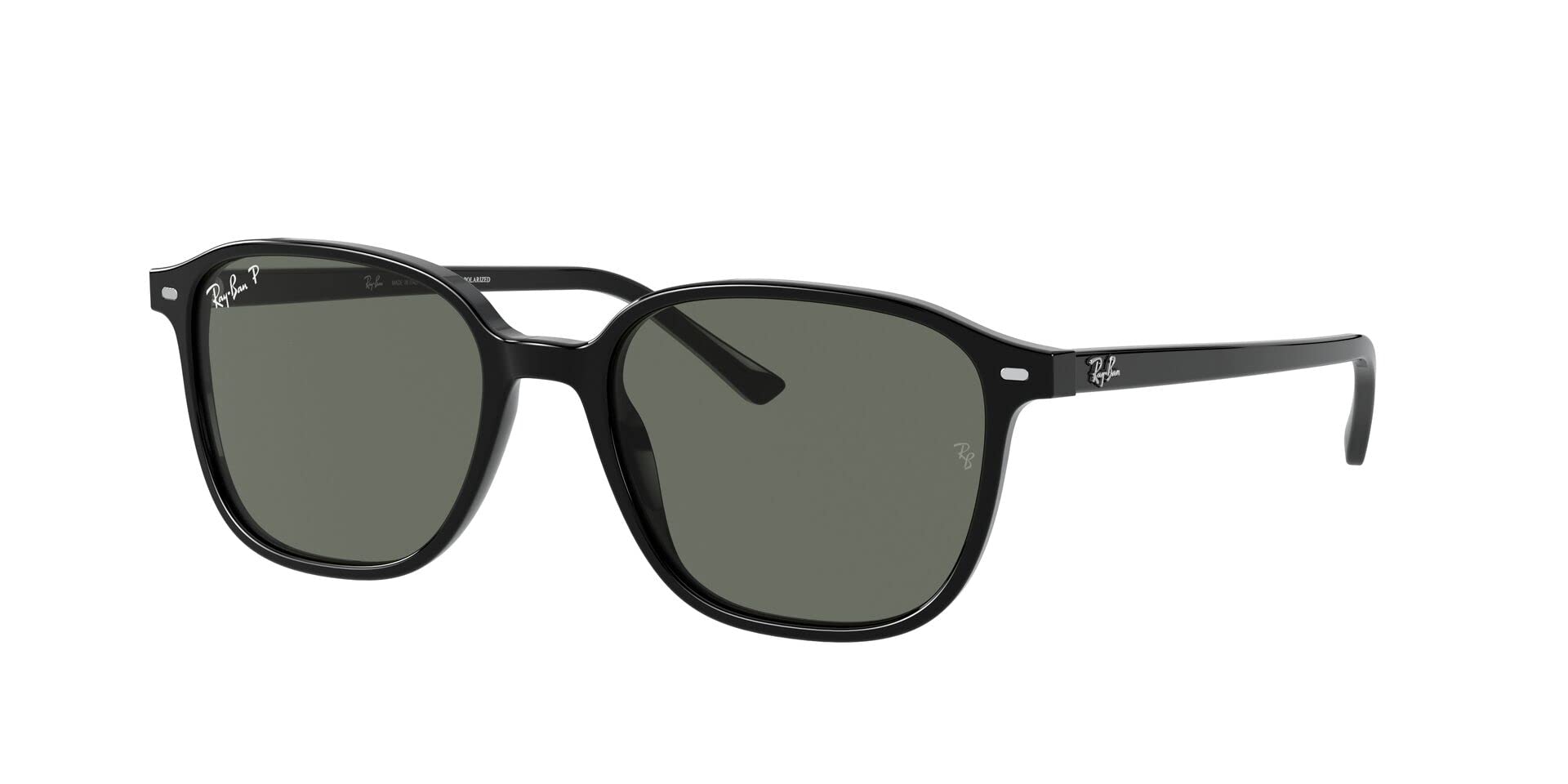 Ray-Ban Leonard RB2193 Sunglasses - Black/G-15 Green Polarized / 55 mm - 8056597847117