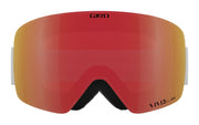 Giro Contour snow goggles with red lens and warm orange mirrored edge