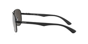 Ray-Ban Carbon Fiber Aviator RB8313 Sunglasses - Black/Polarized Grey Mirror Black / 61 mm - 8053672346299 - Additional Image 1