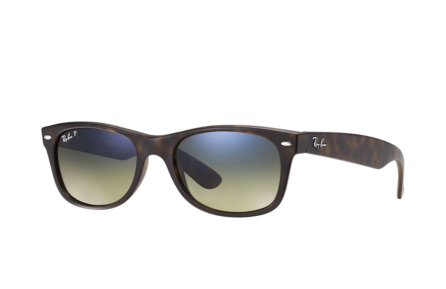 Ray-Ban New Wayfarer RB2132 Sunglasses - Blue Green Mirror / 52 mm - 713132838297