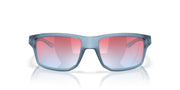 Oakley Gibston Sunglasses - Matte Transparent Stonewash/Prizm Snow Sapphire / 60 mm - 7895653294387