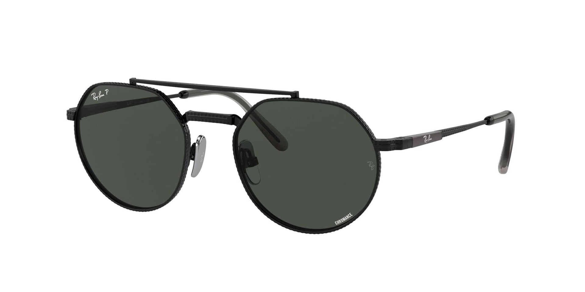 Ray-Ban Jack II Titanium RB8265 Sunglasses - Black/Polarized Dark Grey / 51 mm - 8056597664462