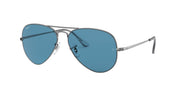Ray-Ban Aviator Metal II RB3689 Sunglasses - Gunmetal/Polarized Blue / 55 mm - 8056597260619