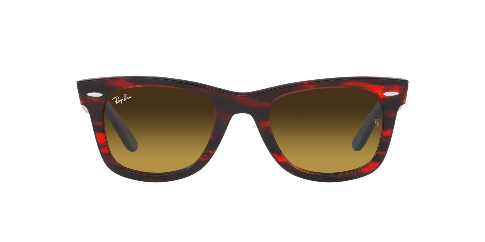 Ray-Ban Original Wayfarer RB2140 Sunglasses - Striped Red/Brown Gradient / 50 mm - 8056597695213