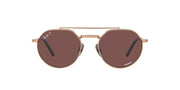 Ray-Ban Jack II Titanium RB8265 Sunglasses - Rose Gold/Polarized Dark Violet / 51 mm - 8056597664448