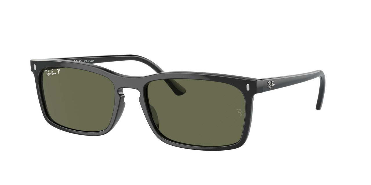 Ray-Ban RB4435 Sunglasses - Black/Polarized Green / 56 mm - 8056262031469