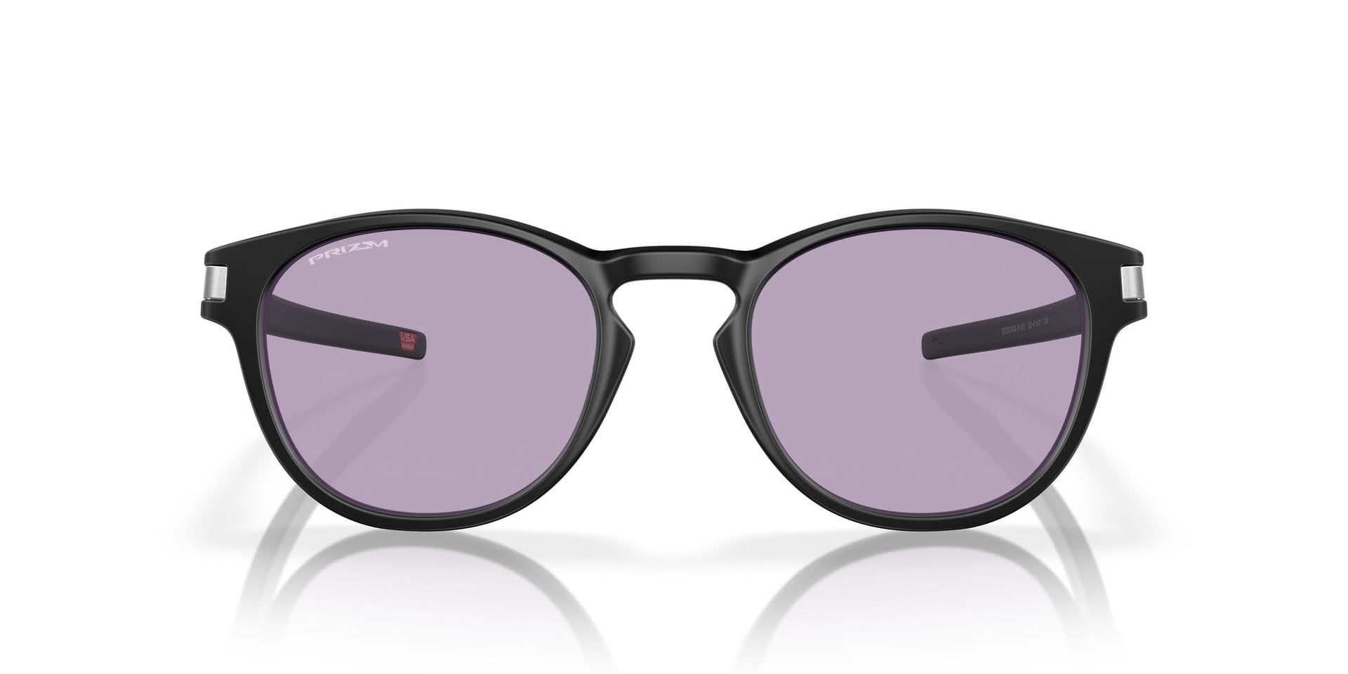 Oakley Latch Low Bridge Fit Sunglasses - Matte Black/Prizm Slate / 53 - 888392613974