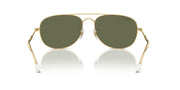 Ray-Ban Bain Bridge RB3735 Sunglasses - Gold/Polarized Green / 57 mm - X0045VAKDX - Additional Image 3