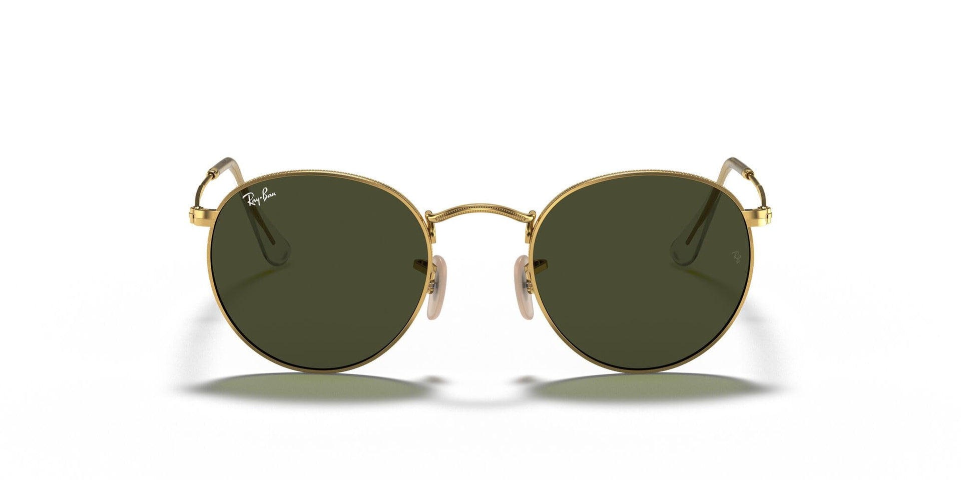 Ray-Ban Authentic Metal RB3447 Sunglasses - Gold/G-15 Green / 50 mm - 805289439899
