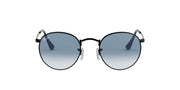 Ray-Ban Authentic Metal RB3447 Sunglasses - Matte Black/Clear Gradient Blue / 50 mm - 805289529019