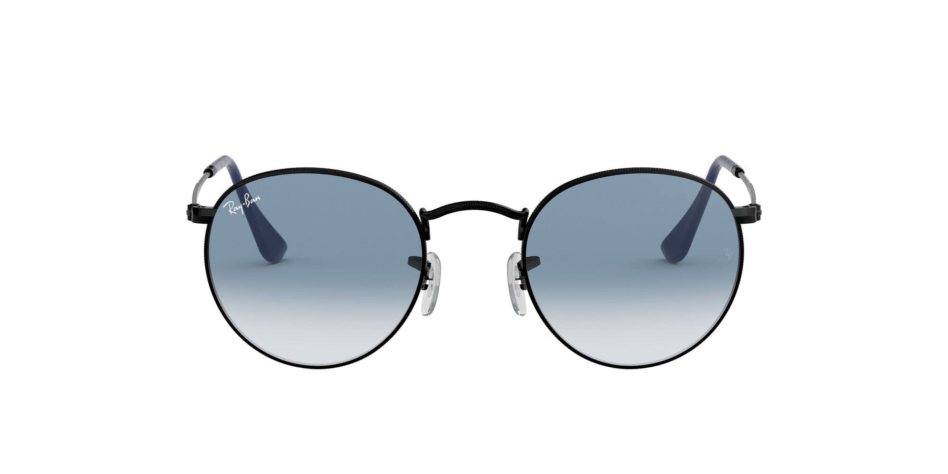 Ray-Ban Authentic Metal RB3447 Sunglasses - Matte Black/Clear Gradient Blue / 50 mm - 805289529019