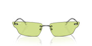 Ray-Ban Anh RB3731 Sunglasses - Gunmetal/Green / 63 mm - 8056262017074